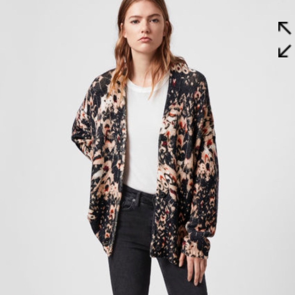 ALLSAINTS - Wing Cardigan - Wool blend - Size M